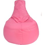 Resim Bambi Deri Armut Koltuk Küçük Pembe 67*60*25 Cm ( Çocuk Için Uygundur ) 