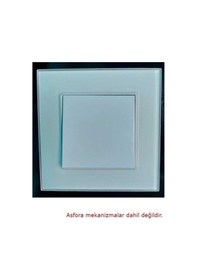 Resim Asfir Schneider Asfora Serisi Pleksiglas Mat Beyaz Tekli Çerçeve Apg601-21 Modeli 