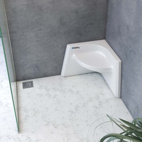 Resim Banyo Taburesi | Akrilik | Mod - 60x60 / Beyaz 