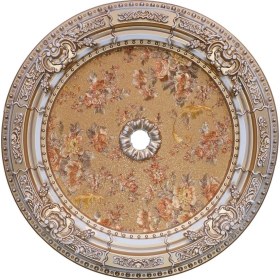 Resim Decogold 60 cm Oval Bronz Saray Tavan 