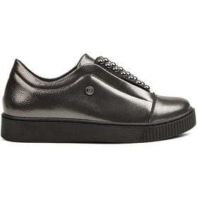 Resim Pierre Cardin PC-52248-3441 Platin - Kadın Spor Ayakkabı 35735 
