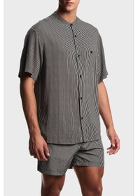 Resim Emporio Armani Erkek Gömlek Em005144 Af20445 F1039 Siyah-bej Siyah-bej 