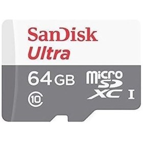 Resim Sandisk Sdsqunr-064G-Gn3Mn 64Gb Gb Ultra Msdxc 100Mb/S Class 10 Uhs-I Micro Sd Kart 