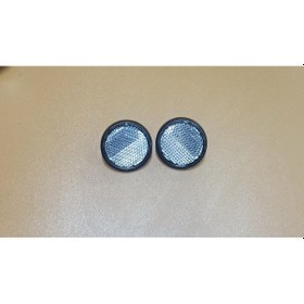 Resim Yuvarlak Reflektör Beyaz Renk 6mm Vidalı 2 Adet 