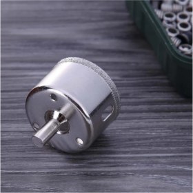 Resim Depolife Cam Fayans Mermer Granit Delme Pancı Boru Tipi Elmas Karot Uç 40 mm 