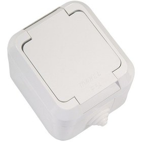 Resim Nemliyer Kapaklı Topraklı Elektrik Prizi 