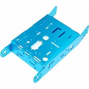 Resim Aluminyum Robot Araba Gövdesi Metal Şase Stem Eğitim Mbot Çizgi İzleyen Yarışma Diy Oyuncak 