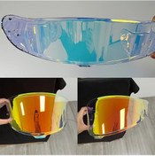 Resim Dashanshop Shoei Z8 X15 Rf1400 İçin Revo Aurora Kırmızı Gündüz Gece Vizör Kalkan 