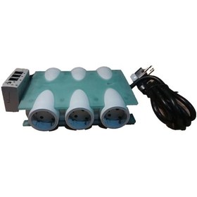 Resim Legrand 694644 6'lı Akım Korumalı Priz Yeşil 