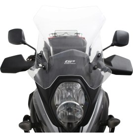 Resim GP Kompozit Suzuki V-Strom DL 650 2017-2023 Uyumlu Ön Cam Şeffaf 48 cm 