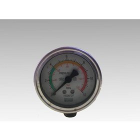 Resim Manometre Gliserinli-120Bar-1/4 Dış Diş-ALTtan Bağlantı-Çap 50MM 