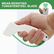 Resim 1 adet Tungsten Çelik Bıçak Bileme Aleti, PVC Malzeme, Cep Bıçakları, Dişli Bıçaklar, Balta ve Kılıçlar için Manuel Bileyici Araç - Mutfak Bıçaklarını Onarır ve Tamir eder, Bıçak Bileyici Seti 