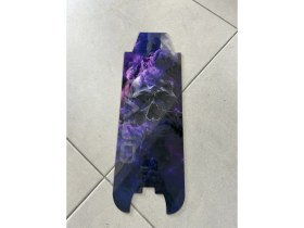 Resim Bisiklet Dünyam Onvo Rx5 Scooter Plexi Tabanlık Yapışkanlı Deck 3mm Mor 