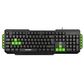 Resim Hytech HYK-46 GAMY Siyah USB Yeşil Tuşlu Q Gaming Oyuncu Klavyesi 
