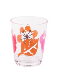 Resim Bosphorus Kalemlik Kırmızı Papatya Desenli Ofis Gereci 8 x 8 x 9 CM 350 ML 