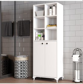 Resim Moxen Mobilya Bdr1 Çok Amaçlı Dolap Raflı MXNBDR1001BYZ 