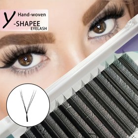 Resim Sackvis 12 Satır Kirpik Uzantıları, 0.07mm C/D Curl Karışık Uzunluk 8-15mm, Önceden Fanlı Wispies, Kolay Fan Rus Hacim Kümesi, Kabarık Çapraz Doğal Stil, Yeniden Kullanılabilir Sahte Mink Mat, Bitkisel Squalane, Başlangıç ​​Sevgili 