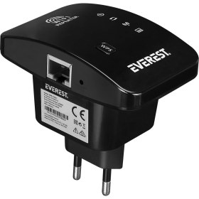 Resim Everest Ewr-N300 2.4Ghz 300Mbps 1Xwan-Lan Dahili Antenli Repeater+Ap Kablosuz Menzil Genişletici 