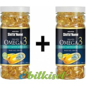 Resim 2 Adet - Aksu Vital Shiffa Home Omega 3- 2 X 200 Kapsül - 1000 Mg 