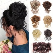 Resim 25cm Kabarık ve Dağınık İpek Saç Peruk - Uzun Sakal, Yüksek Sıcaklık Elyaf, Topuzlar ve Updos için Mükemmel, Unisex Yetişkin Saç Aksesuarı, Şık Saç Aksesuarı | Dağınık Kıvırcık Peruk | Yüksek Kaliteli Elyaf, Saç Peruk 
