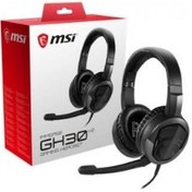 Resim MSI IMMERSE GH30 V2 Kablolu Kulak Üstü Oyuncu Kulaklığı Outlet 