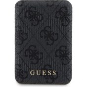 Resim Guess iPhone 15 Uyumlu Kılıf Guess Lisanslı Magsafe Özellikli Kapak + Powerbank 5000mAh Siyah 