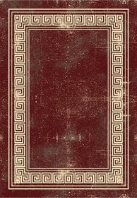 Resim Rovigo Dijital Baskı Yıkanabilir Kaymaz Taban Salon Halısı Ve Yolluk RVG0832-FNL42, Bordo, 180 x 250 