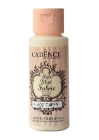 Resim Cadence Sytle Matt Kumaş Boyası 59 ML F-602 TAFFY 
