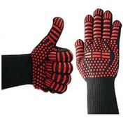 Resim Symbee 800 C Aşırı Isıya Dayanıklı Mangal Eldiveni - 2'li Set - Kolay Temizlenir 