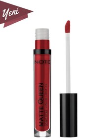 Resim Note matte queen lipstick 15 magestic red kalıcı likit ruj - kırmızı 