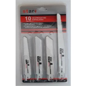 Resim Tilki Kuyruğu Testere Bıçakları 10 Parça Ağaç Metal Testere Bıçak 