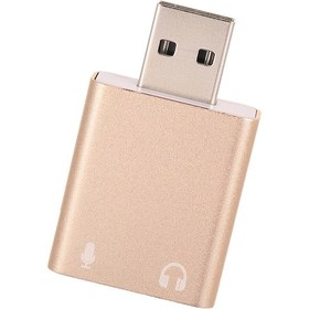 Resim Youtek Alüminyum Usb Ses Kartı 7.1 Kanal, Telefon/bilgisayar Desteği, 3d Ses, Sürücü Gereksinimi 