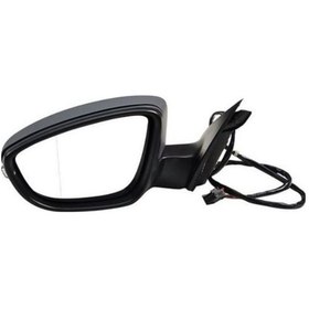Resim SPJ E-3639 Dış Dikiz Aynası Passat Elektrikli Ayna 10/15 Astarlı Sinyalli Kor Noktalı Sol 