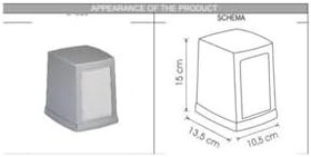 Resim Np100m Masa Üstü Peçete Dispenseri Peçetelik Gri 