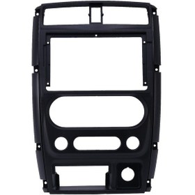 Resim Suzuki Jimny 2007-2016 İçin 2din Araba Dvd Çerçeve Ses Sistemi Montaj Adaptörü Gösterge Paneli Trim Kitleri 9 İnç Panel 