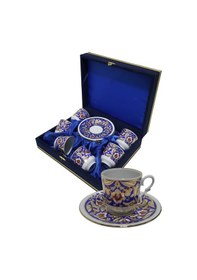 Resim Armada Çini Ar 679 Altın Yaldızlı Osmanlı 6 Lı Fincan Takımı 