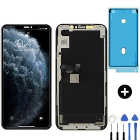 Resim Apple Uyumlu iPhone 11 Pro Max Soft Oled Lcd Dokunmatik Ekran + Montaj Seti 