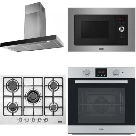 Resim Franke Inox 4lü Ankastre Set (Faber Stilo A60-FHNL 705XS-FSL 86 H Xs-Fsl 20 Mw Xs) 