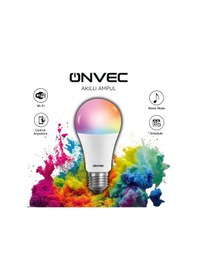 Resim 2gen Tuya Wifi+bluetooth Destekli 9w Rgb Akıllı Ampul 