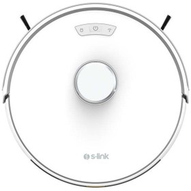Resim S-Link C45 Max 2700 Vakumlu Gerçek 3000mAh Yüksek Emişli Akıllı Robot Süpürgesi 