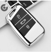 Resim Volkswagen Passat Golf Arteon Tiguan Parlak Tpu Uyumlu Anahtar Kılıfı Gü 