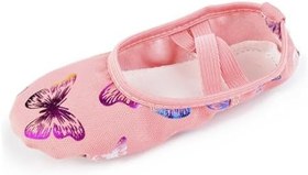 Resim 2 Yumuşak Jimnastik Ayakkabıları Kızlar Bale Terliği Çocuk Dans Ayakkabıları Yumuşak Taban Bale Ayakkabısı Kanvas Bale Ayakkabıları Tabanlar Çocuklar Sivri Ayakkabılar Rahat 