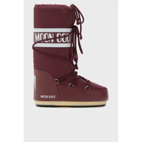 Resim Moon Boot Logolu Bağcıklı Su Itici Kar Botu Bayan Kar Botu 80D1400440 D013 