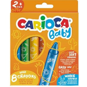 Resim Carioca Pastel Boya Bebek 8 Li 2+Yaş 42892 