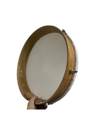 Resim Plastik Film Bendir 47cm Dıştan Akortlu Çemberli Kaliteli 