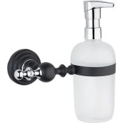 Resim Saray Banyo Saray Askılı Sıvı Sabunluk Artemis Siyah 