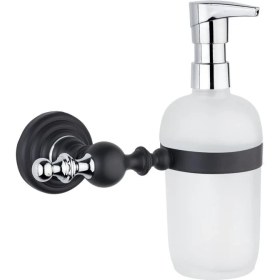 Resim Saray Banyo Saray Askılı Sıvı Sabunluk Artemis Siyah 