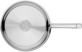 Resim WMF Profesyonel kızartma tavası, 28 cm indüksiyon, paslanmaz çelik tava, kaplamasız, Cromargan paslanmaz çelik, fırına dayanıklı 