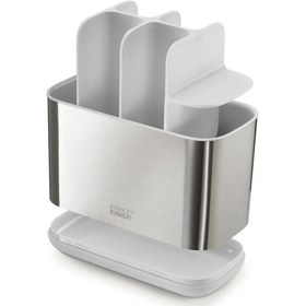 Resim Joseph Joseph Easystore Steel Diş Fırçalık - Beyaz/gri Beyaz - Gri 
