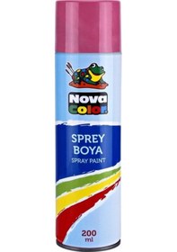 Resim Nova Color Sprey Boya 200 Ml. Pembe 
